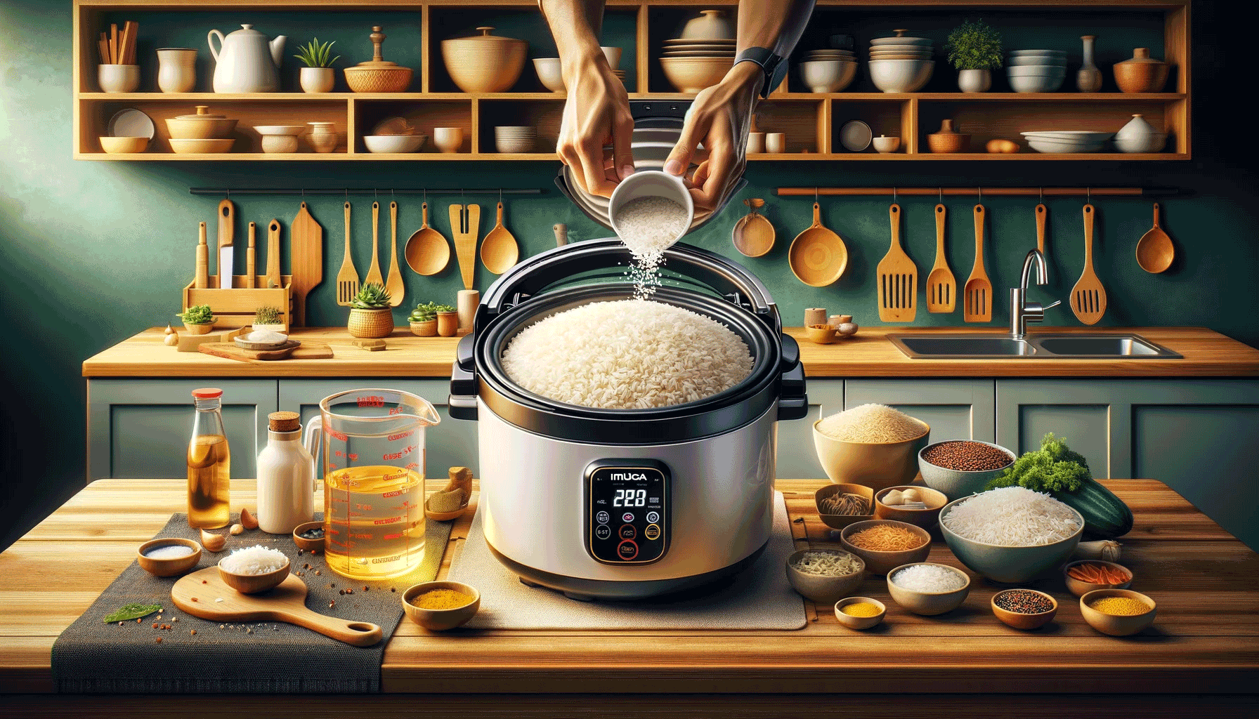 how to use a imusa rice cooker