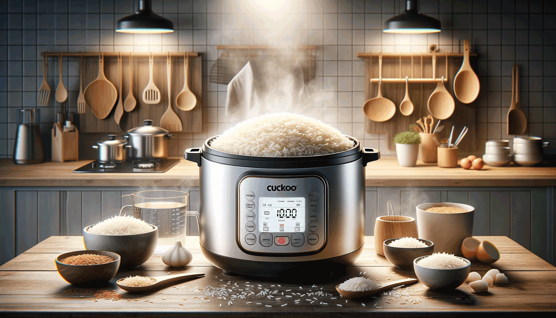 how to use cuckoo rice cooker