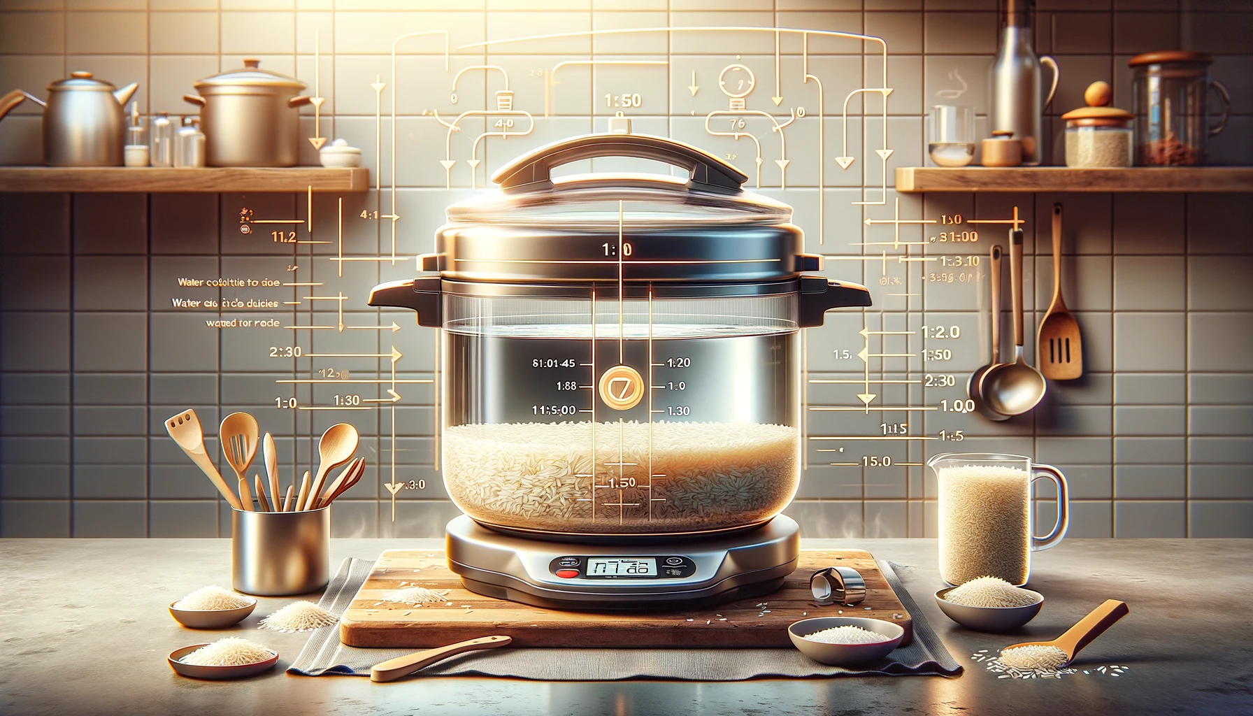 What Is The Water To Rice Ratio In A Pressure Cooker?