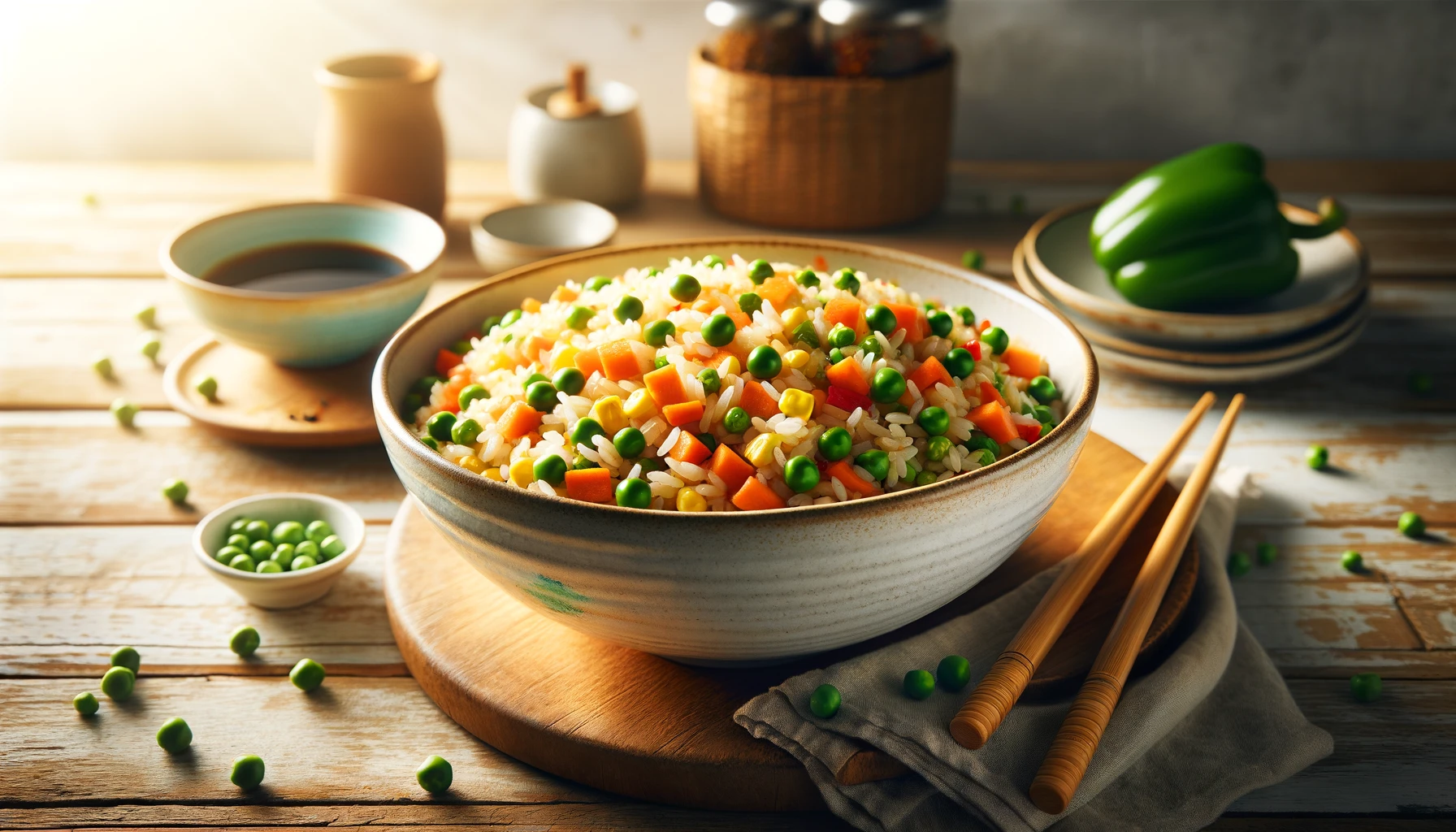 easy vegetable fried rice