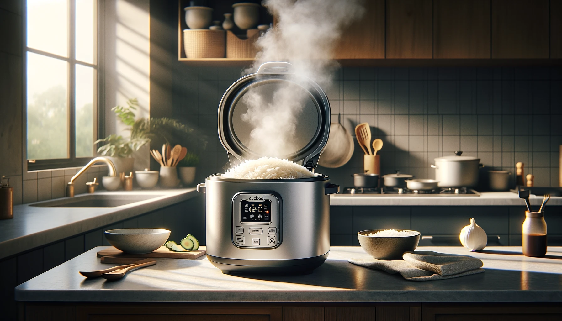 how do you open a cuckoo rice cooker