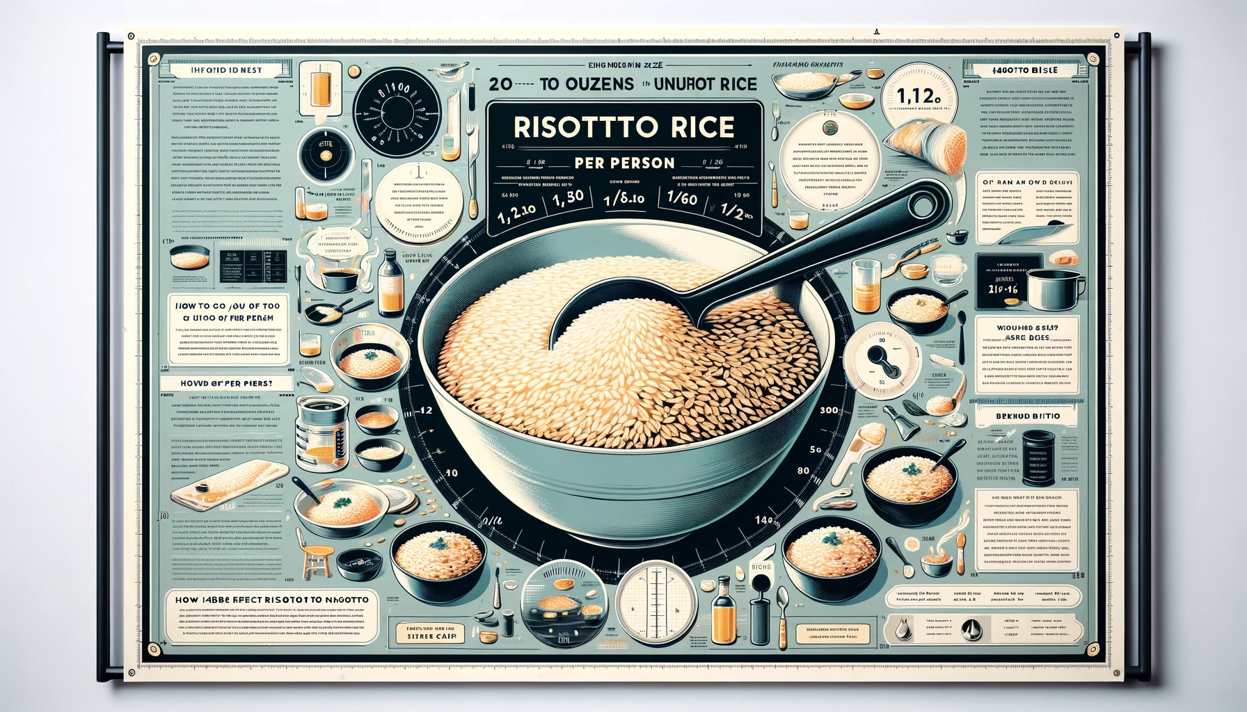 how many ounces of risotto rice per person