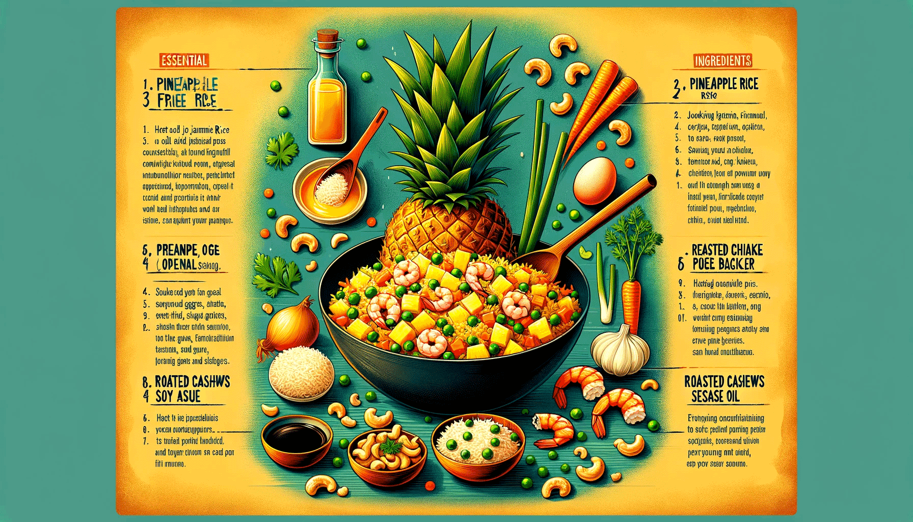 how to make pineapple fried rice