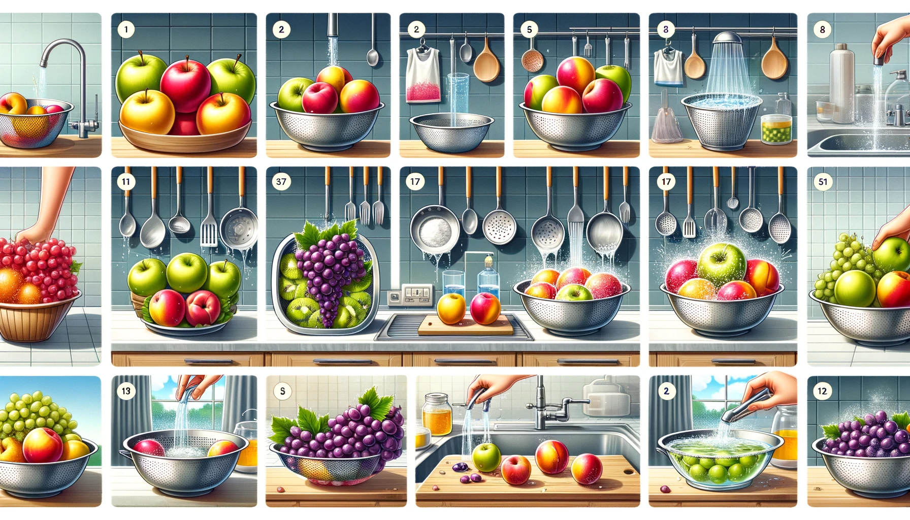 how to remove pesticides from fruit
