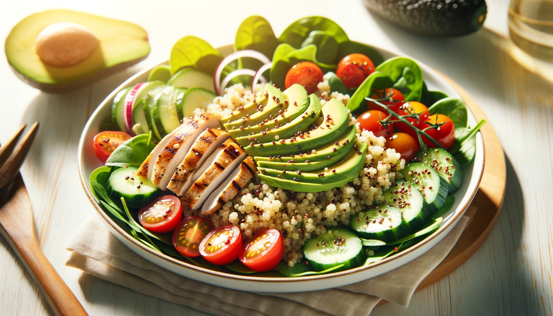 quinoa chicken salad