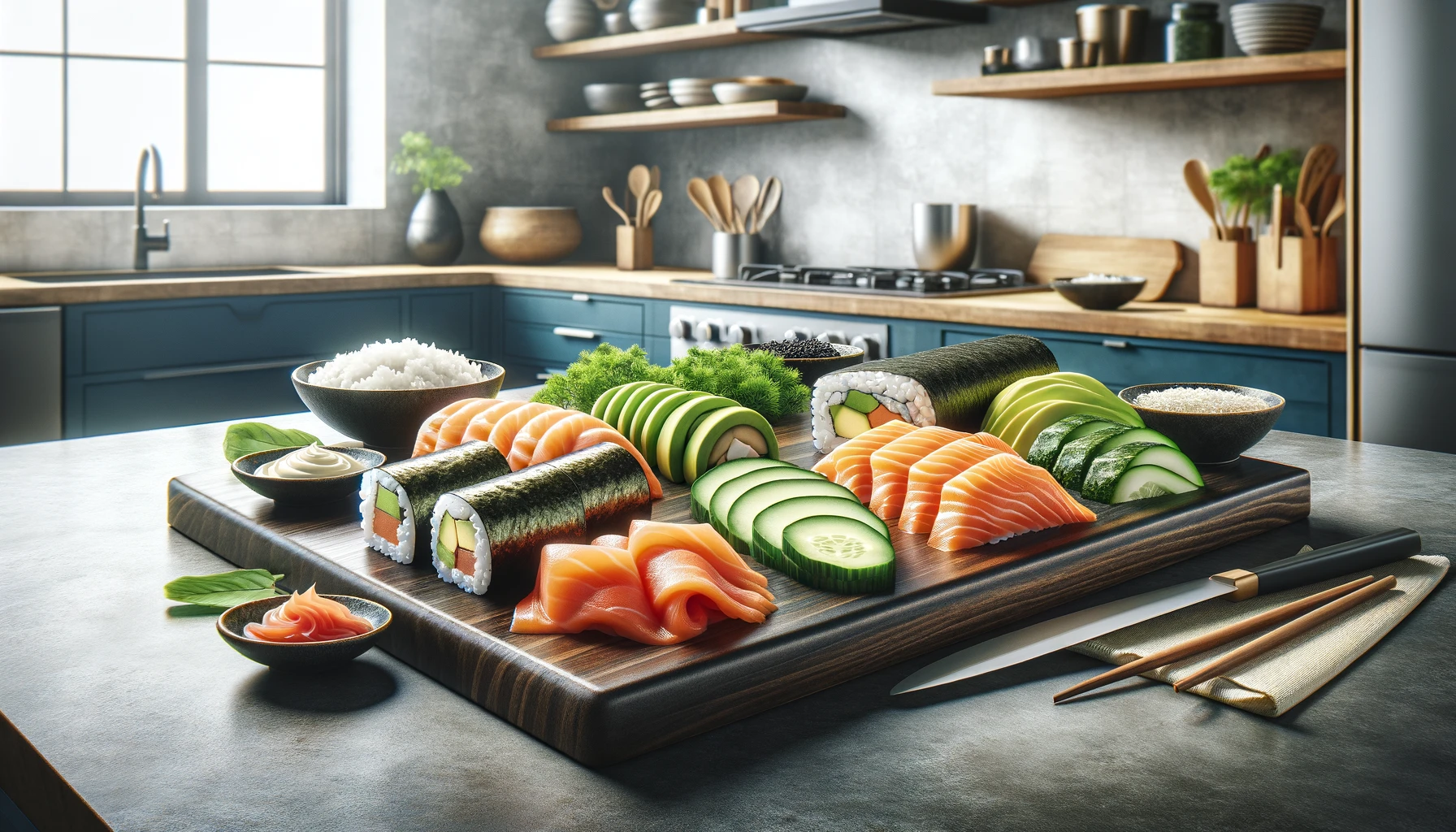 sushi philadelphia roll ingredients