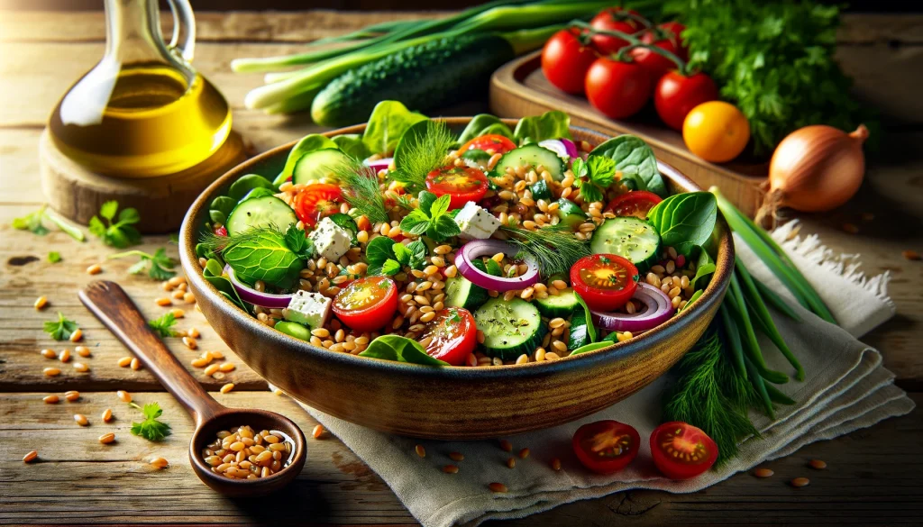 wheat berry salad