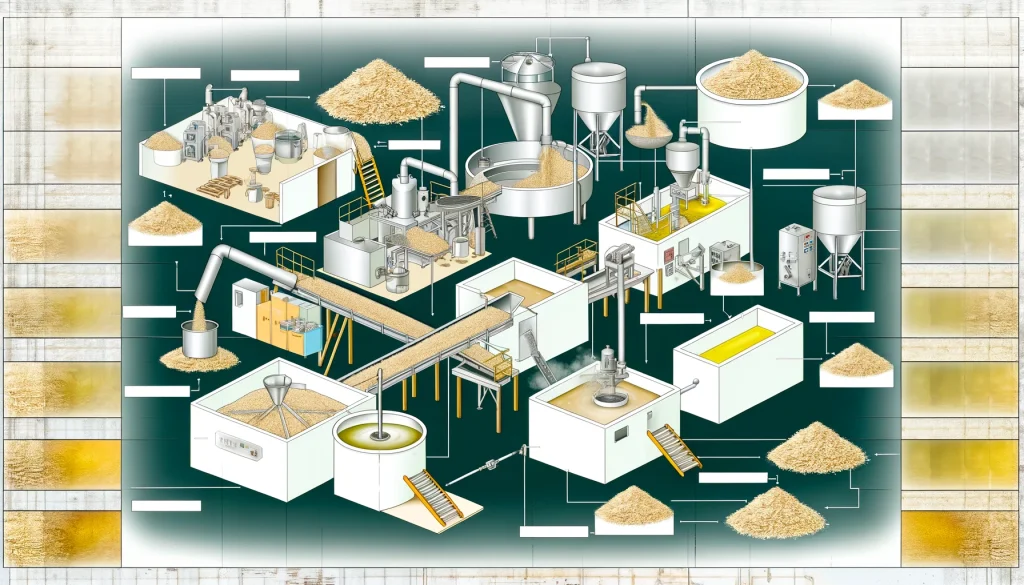 Extraction Process of rice bran oil