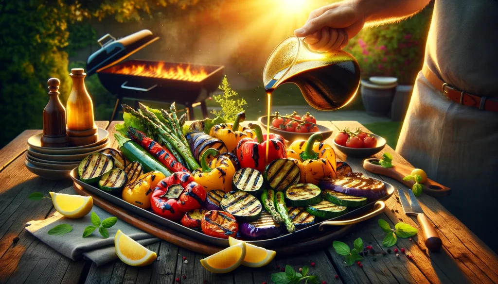 Grilled Vegetables with Sicilian Lemon Balsamic Glaze