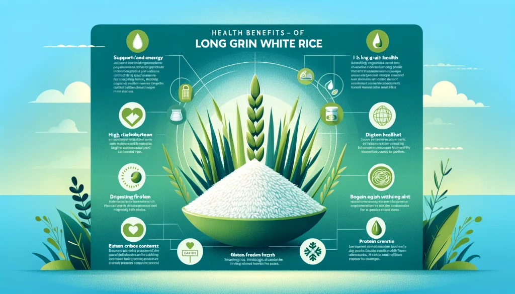 Health Benefits of long grain white rice
