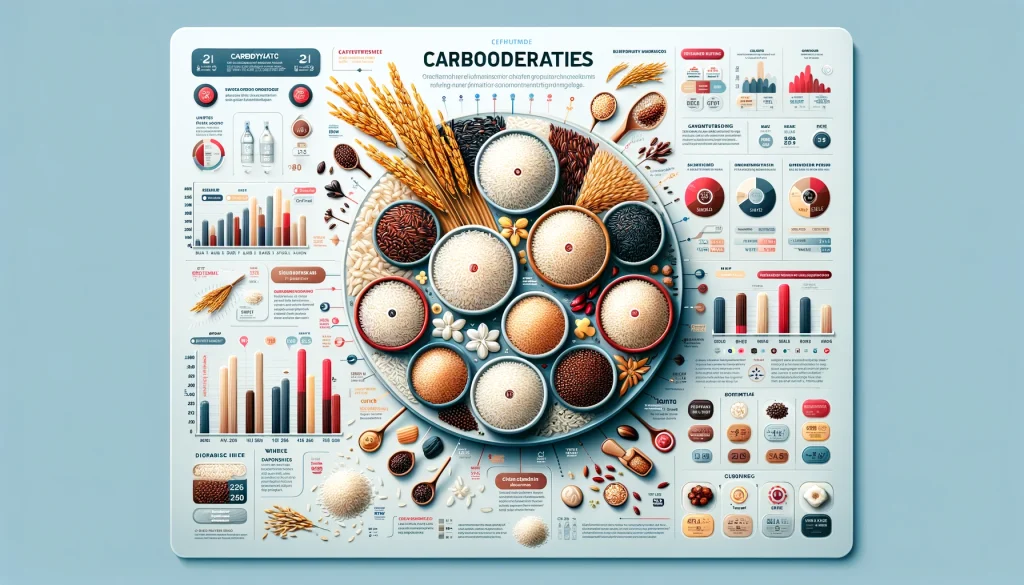 carbohydrates in rice