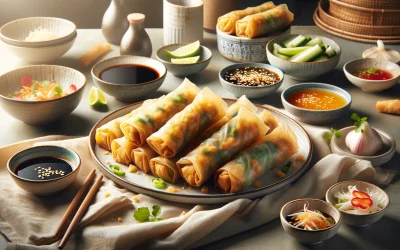 Crispy Rice Paper Spring Rolls: A Delicious Crunch in Every Bite!