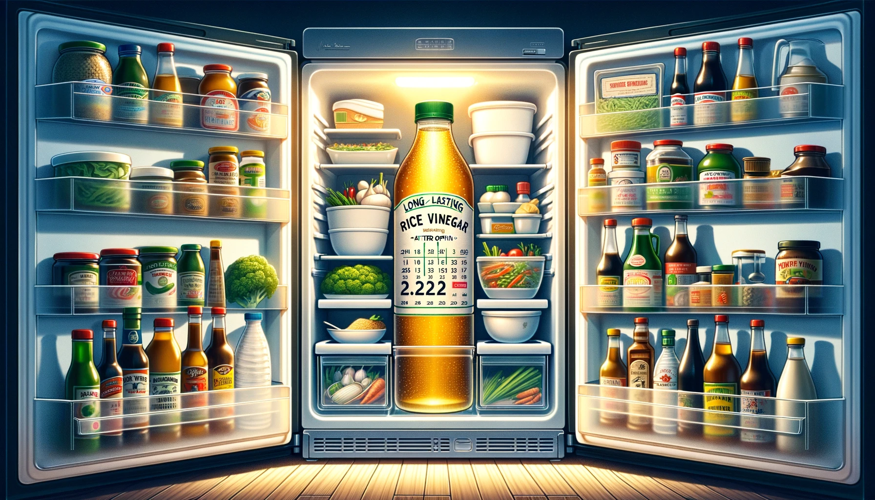 how long is rice vinegar good for in fridge