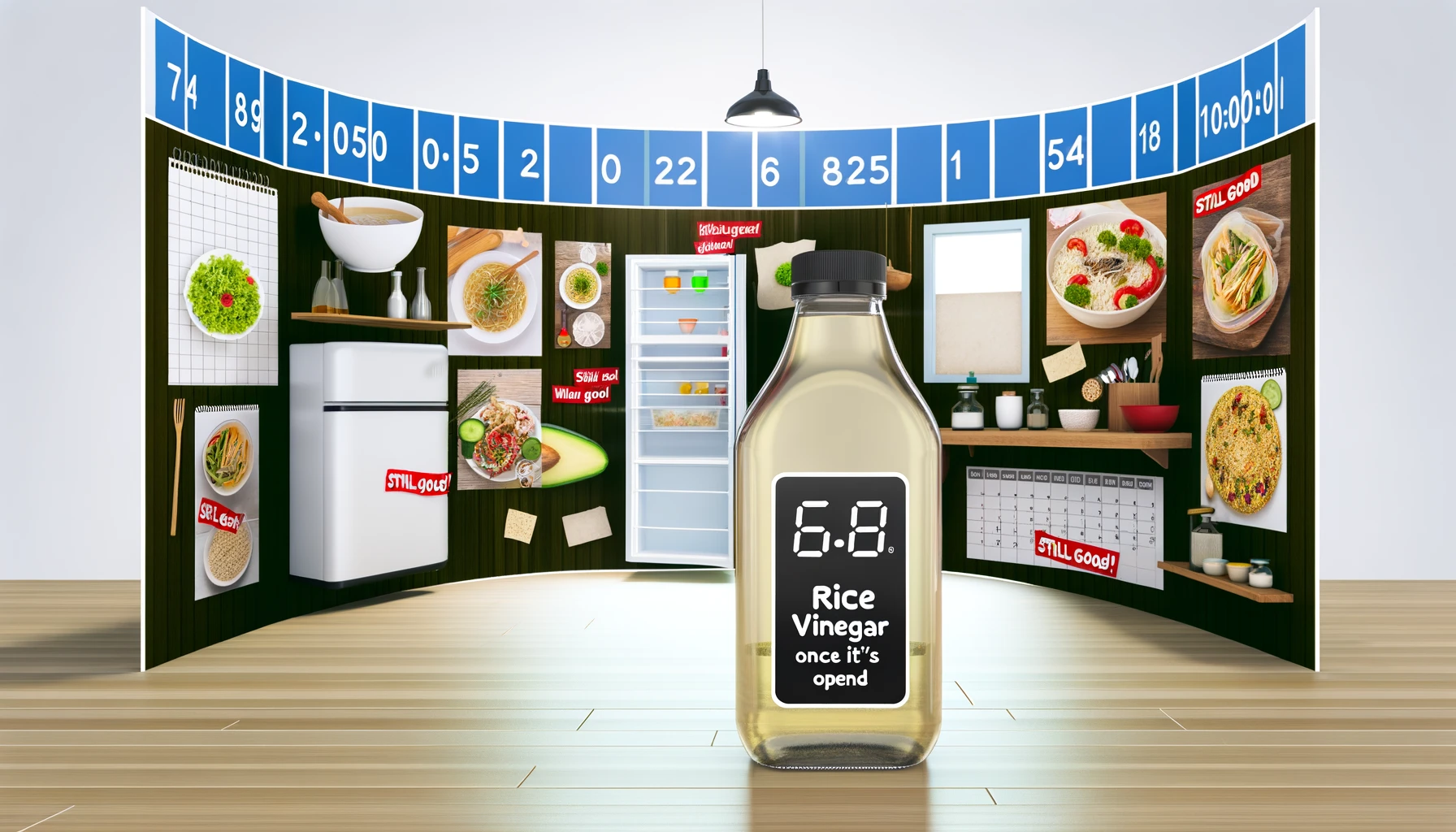 how long is rice vinegar good for once opened