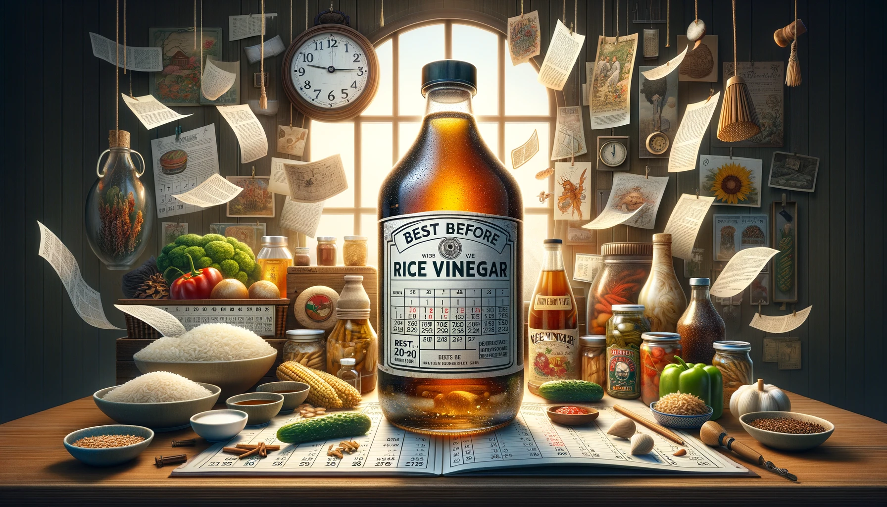how long is rice vinegar good for