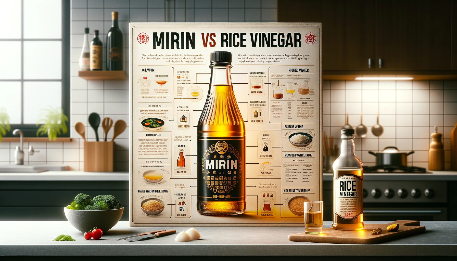 is mirin and rice vinegar the same