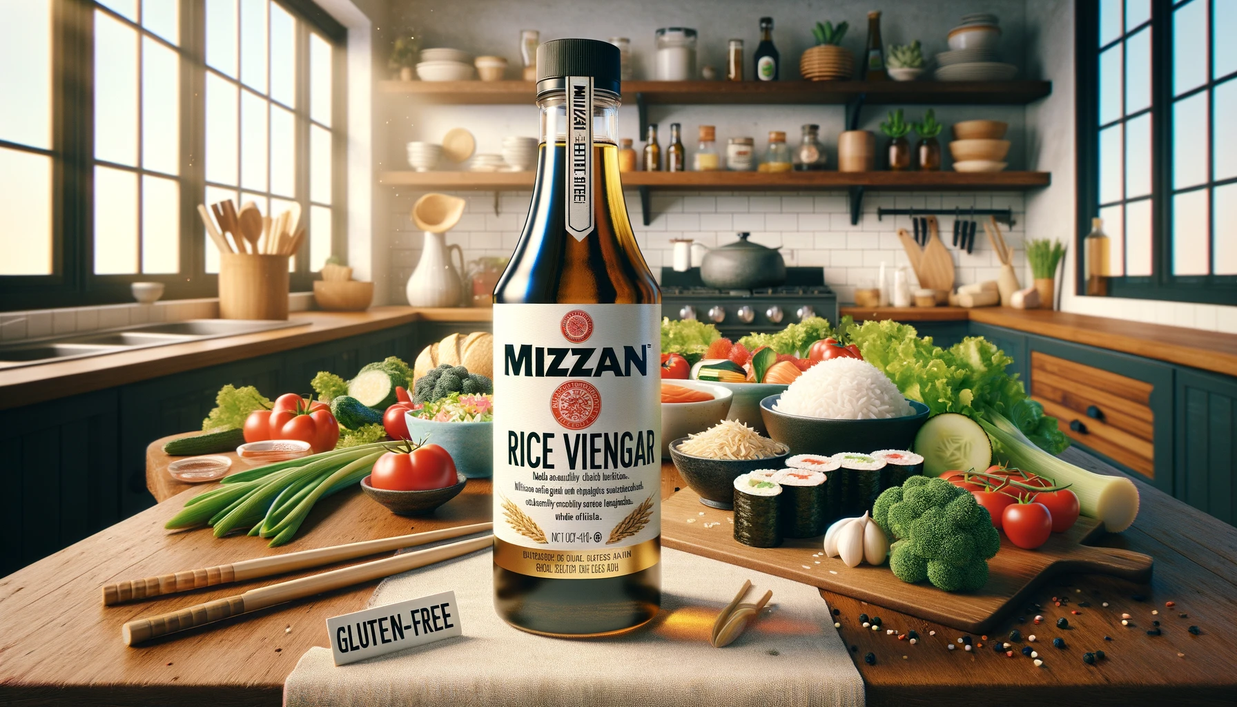 is mizkan rice vinegar gluten free