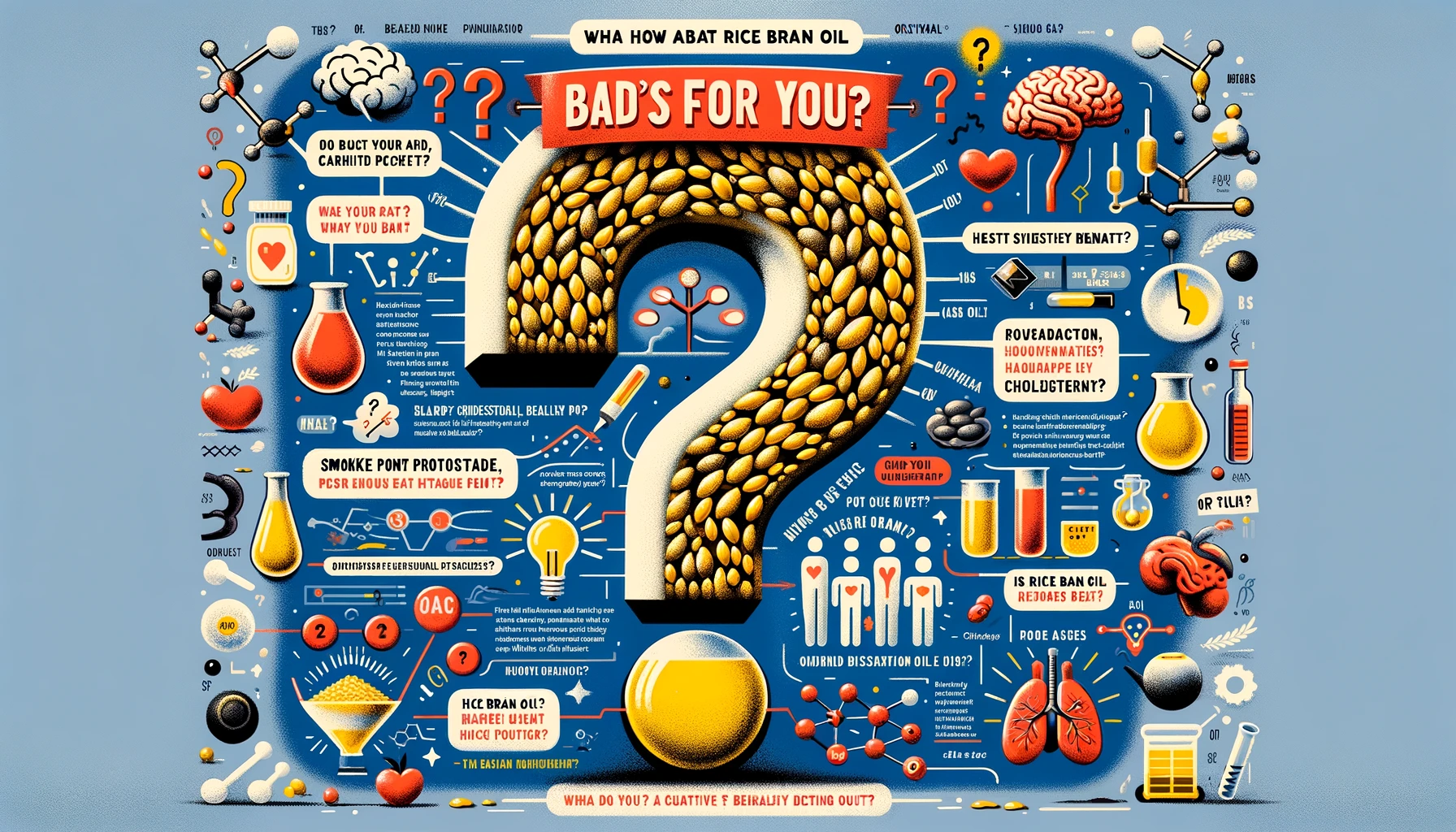 is rice bran oil bad for you