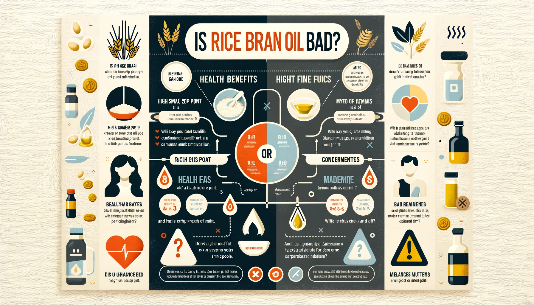 is rice bran oil bad