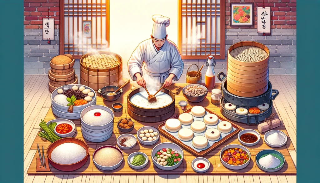 korean flat rice cake recipe