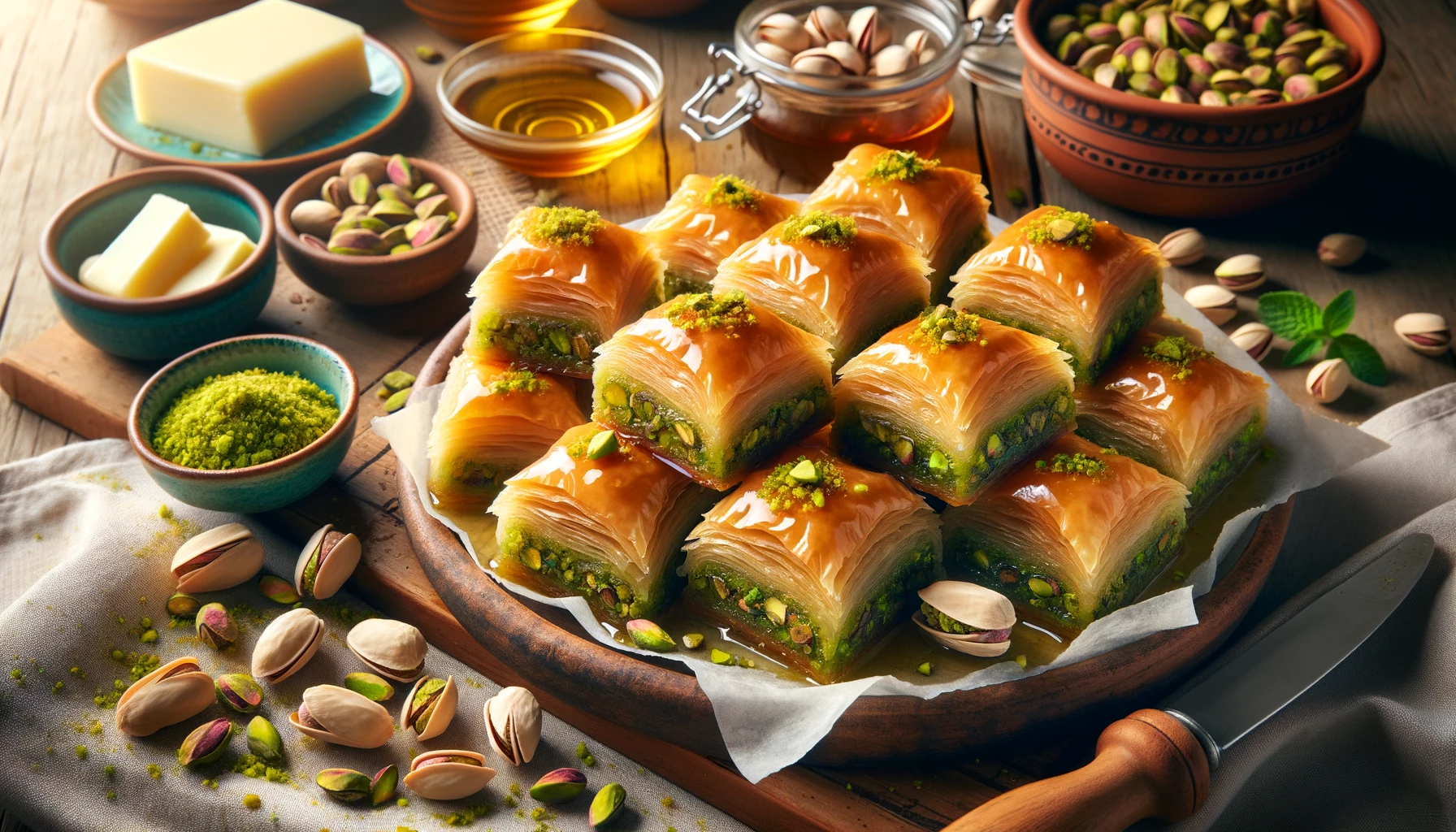 pistachio baklava recipe