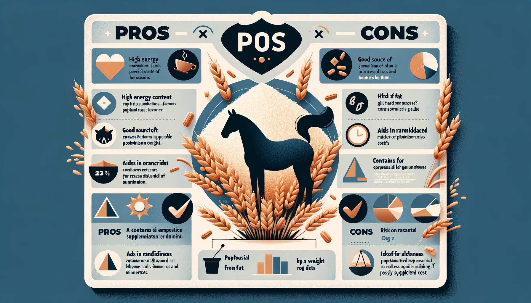 pros and cons of rice bran for horses
