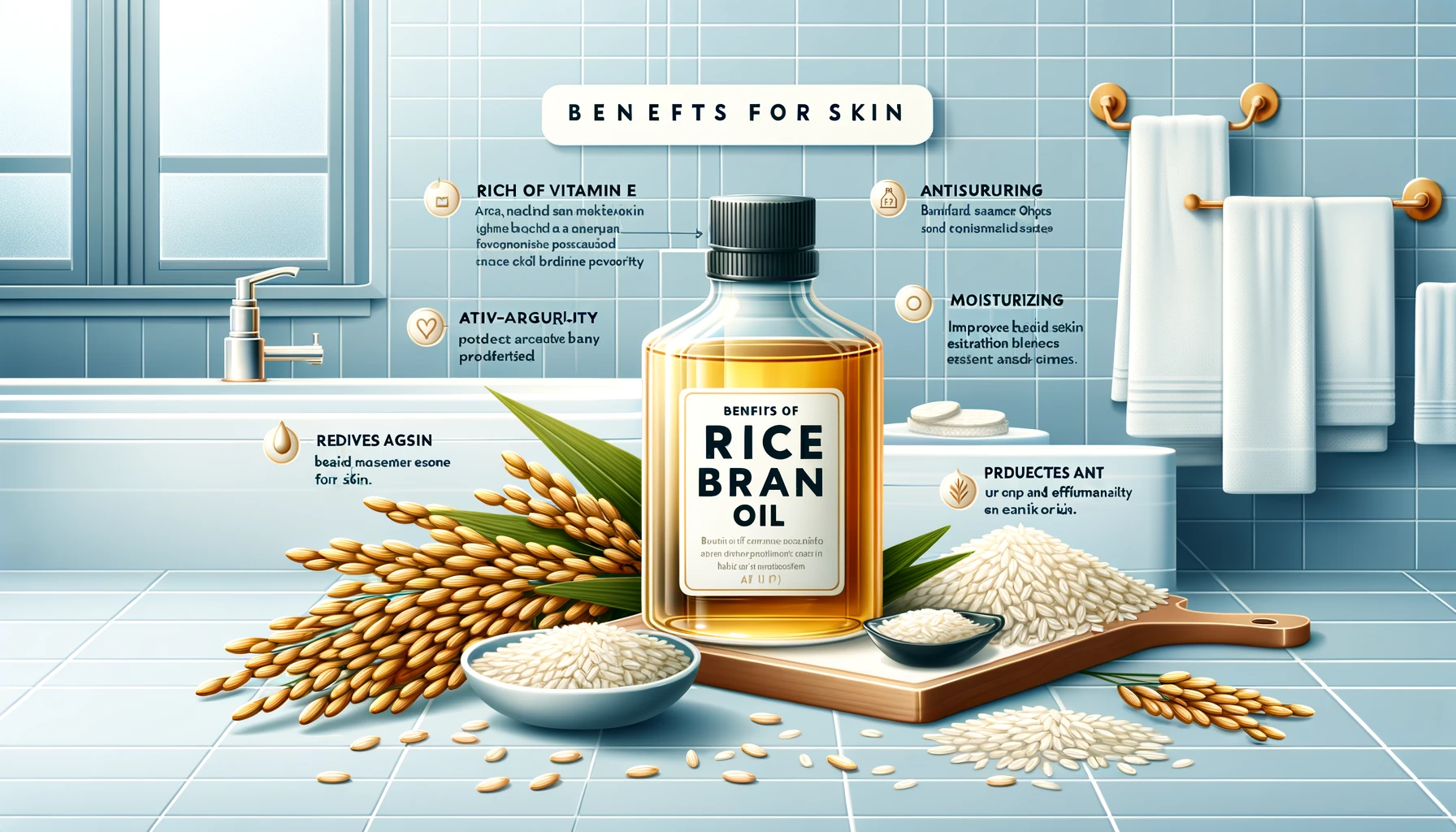 rice bran oil benefits for skin