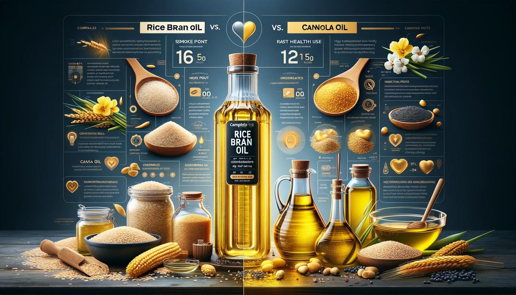 rice bran oil vs canola oil