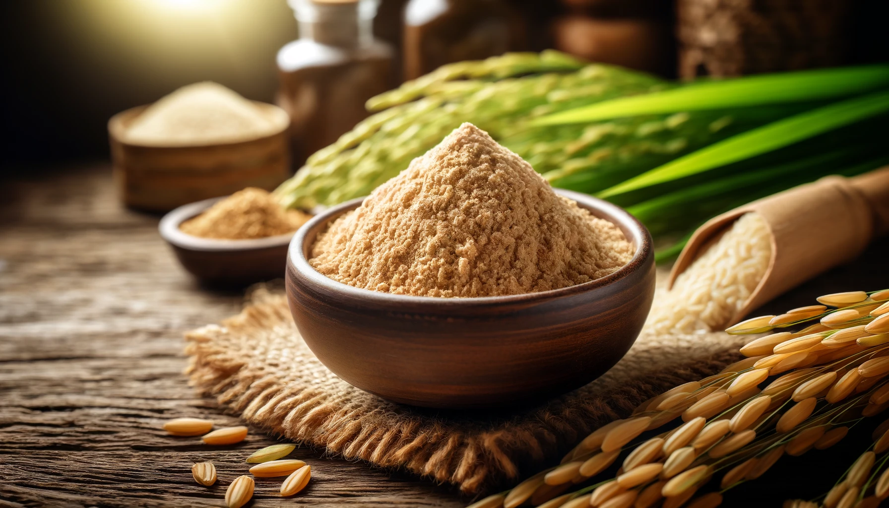 rice bran powder