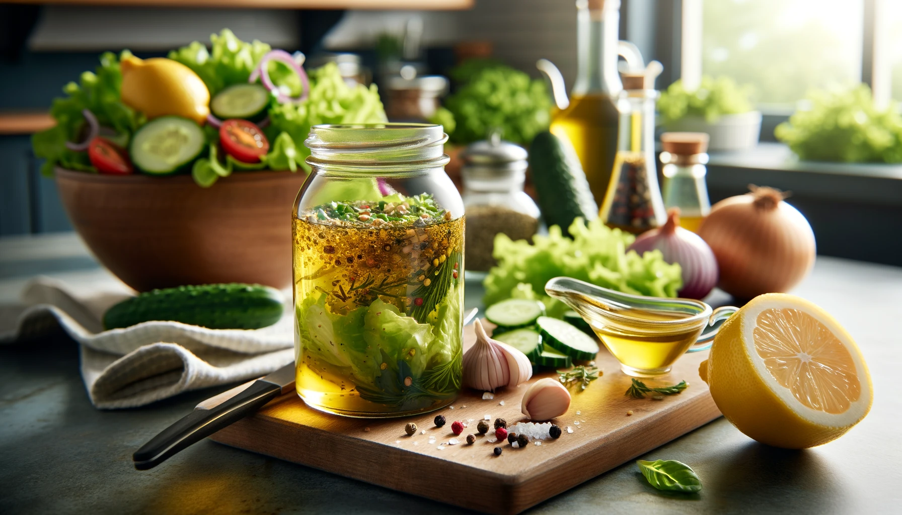 salad dressing with lemon balsamic vinegar