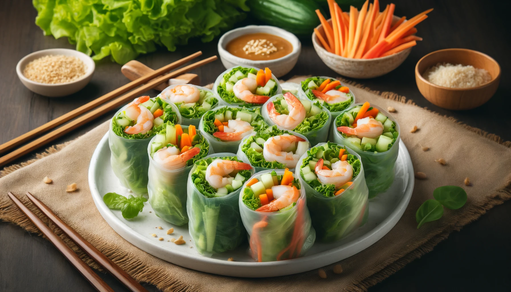 Fresh Shrimp Salad Rolls Recipe Healthy & Tasty!