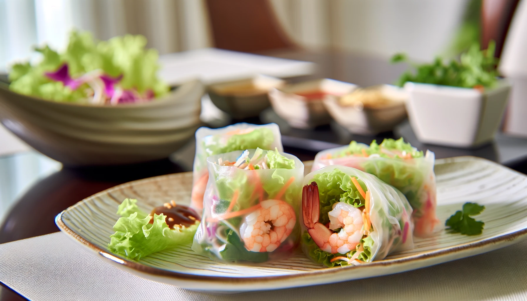 shrimp salad rolls