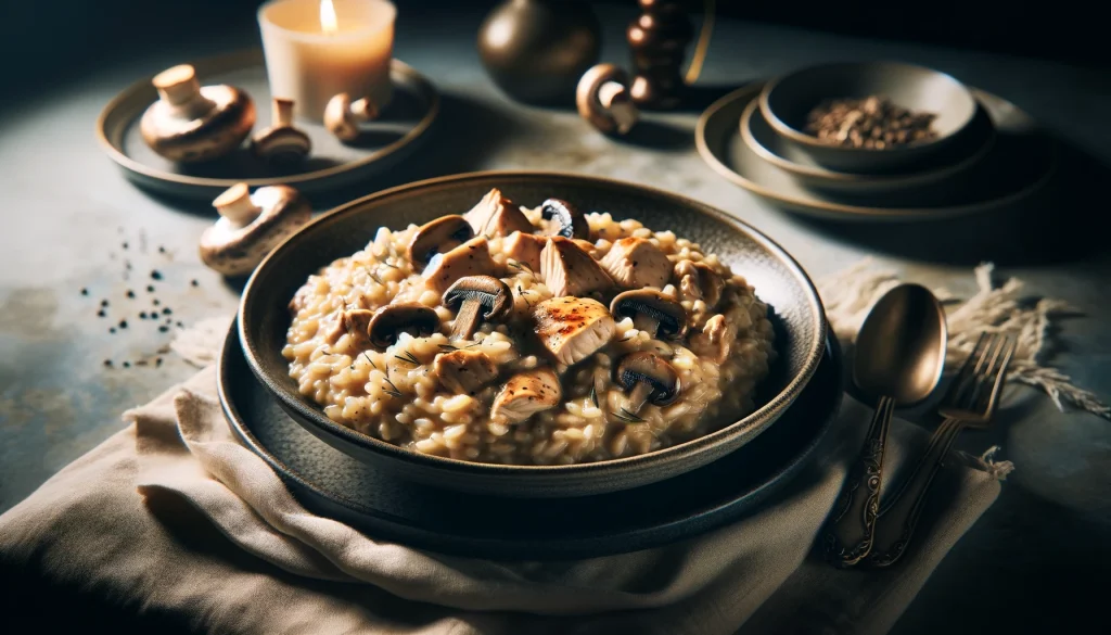 Chicken and Mushroom Risotto