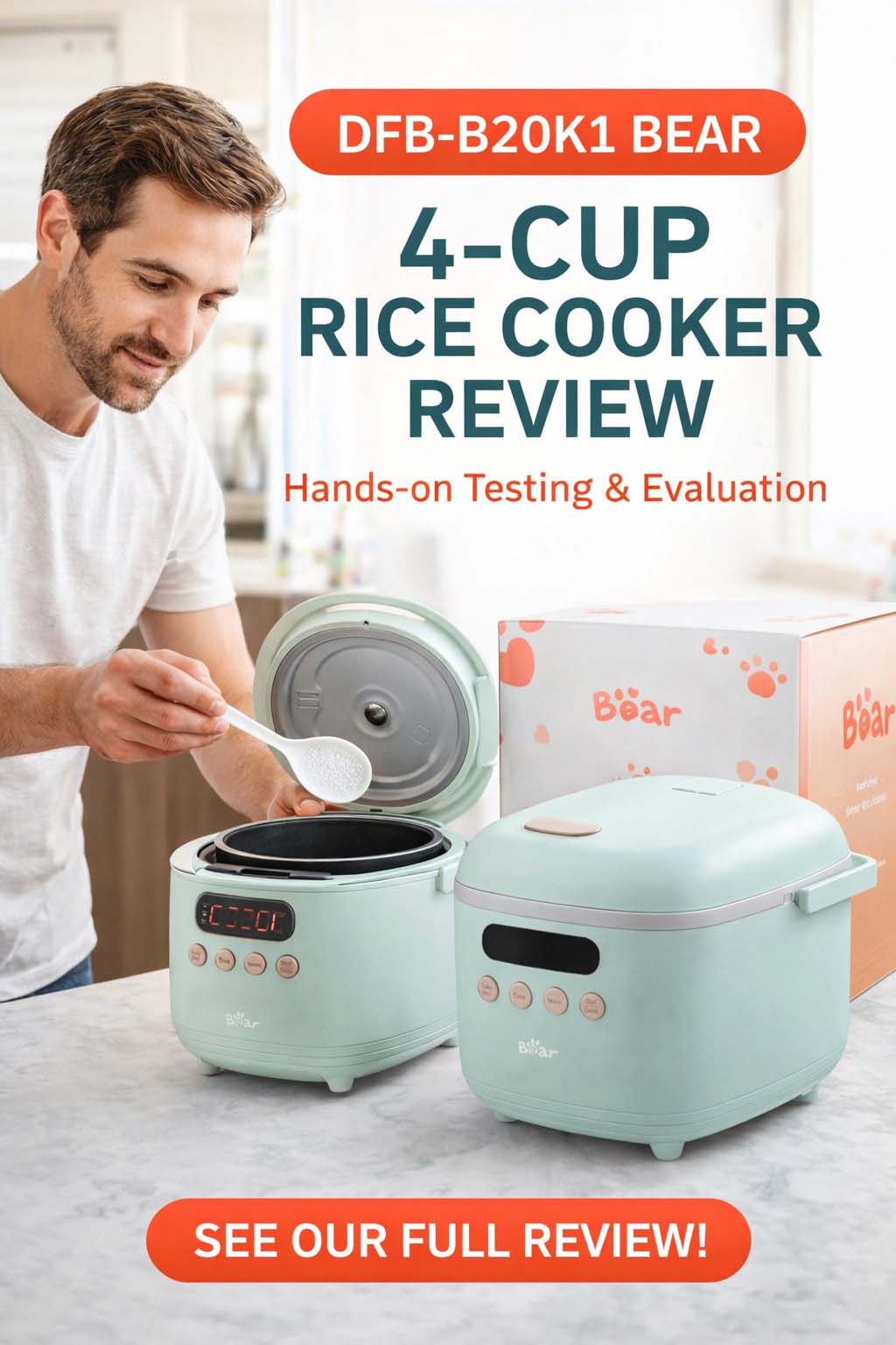 DFB-B20K1 Bear Rice Cooker 4 Cups Review DFB-B20K1 Bear Rice Cooker 4 Cups Review
