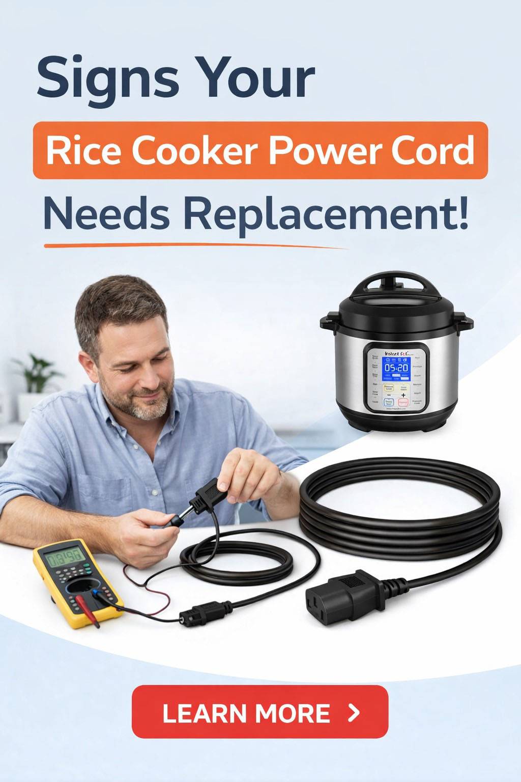 Signs Your Rice Cooker Power Cord Needs Replacement Signs Your Rice Cooker Power Cord Needs Replacement