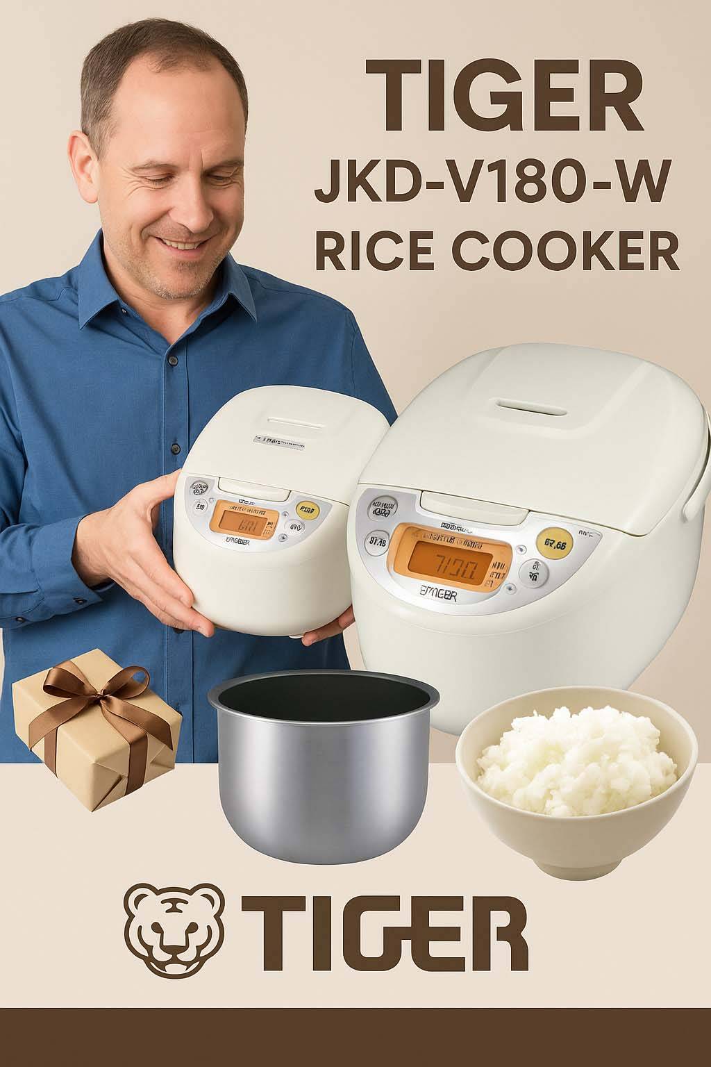 Tiger JKD-V180-W Rice Cooker Tiger JKD-V180-W Rice Cooker