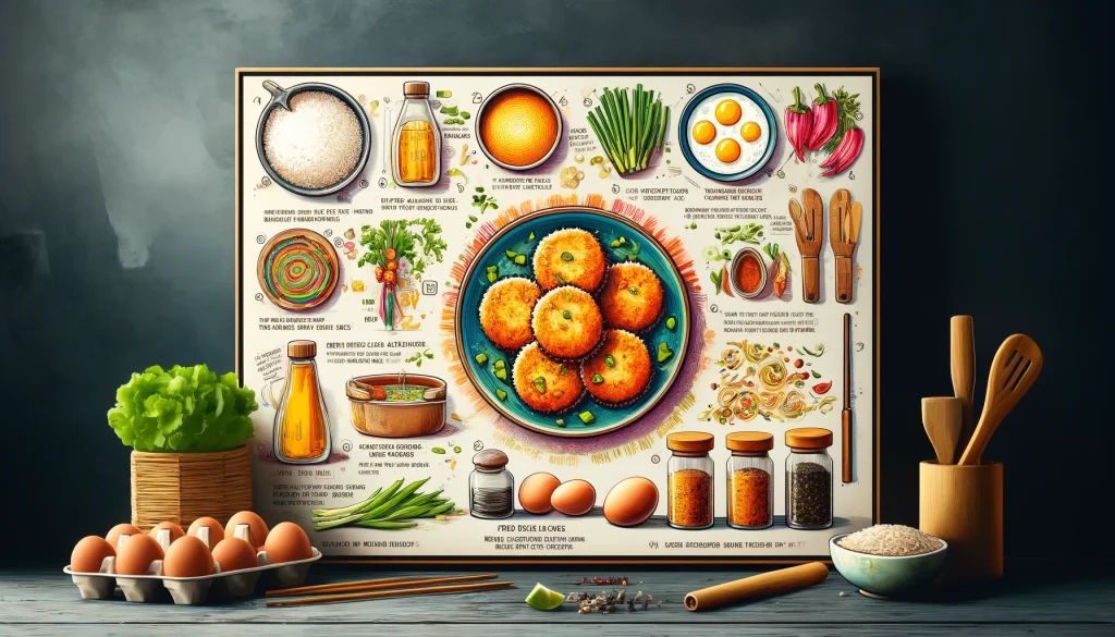 fried rice cake recipe