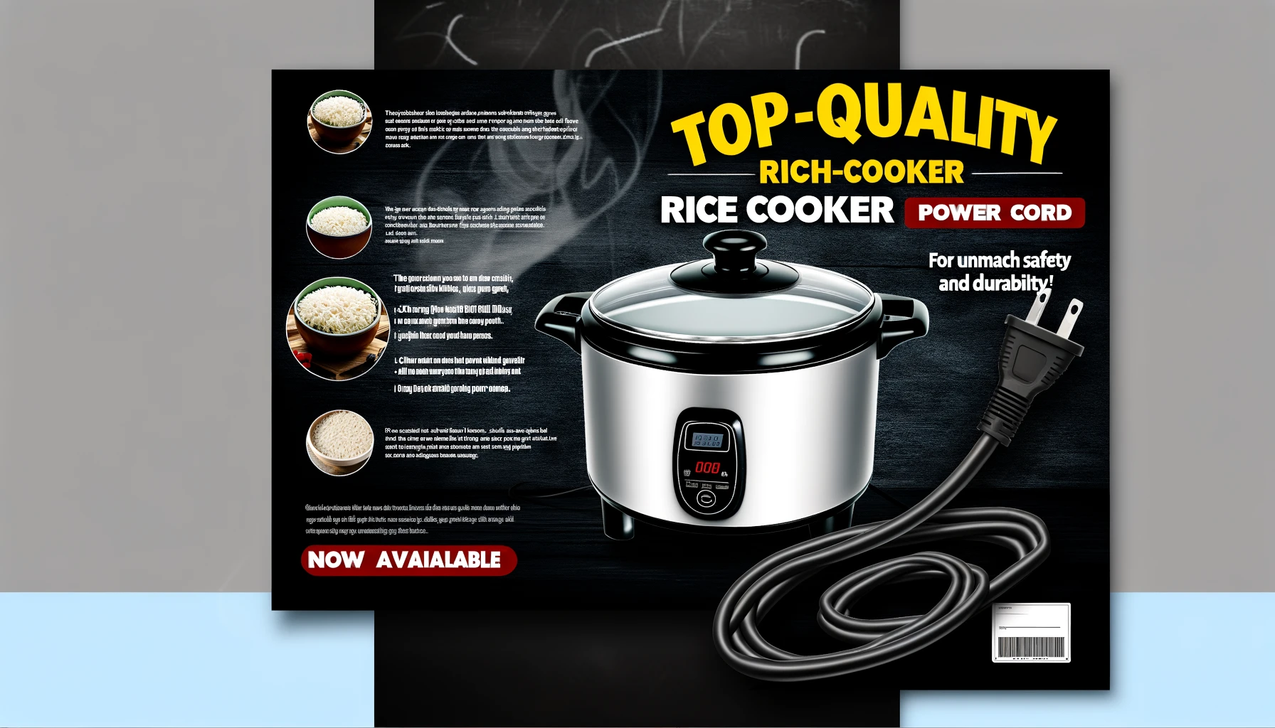 rice cooker power cord for sale