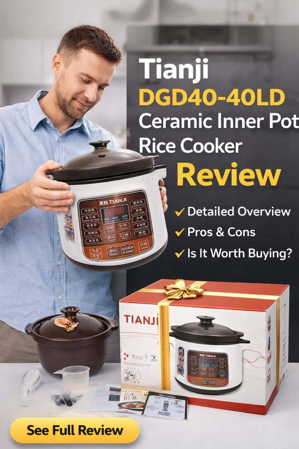Tianji Dgd40-40ld Ceramic Inner Pot Rice Cooker Review Tianji Dgd40-40ld Ceramic Inner Pot Rice Cooker Review