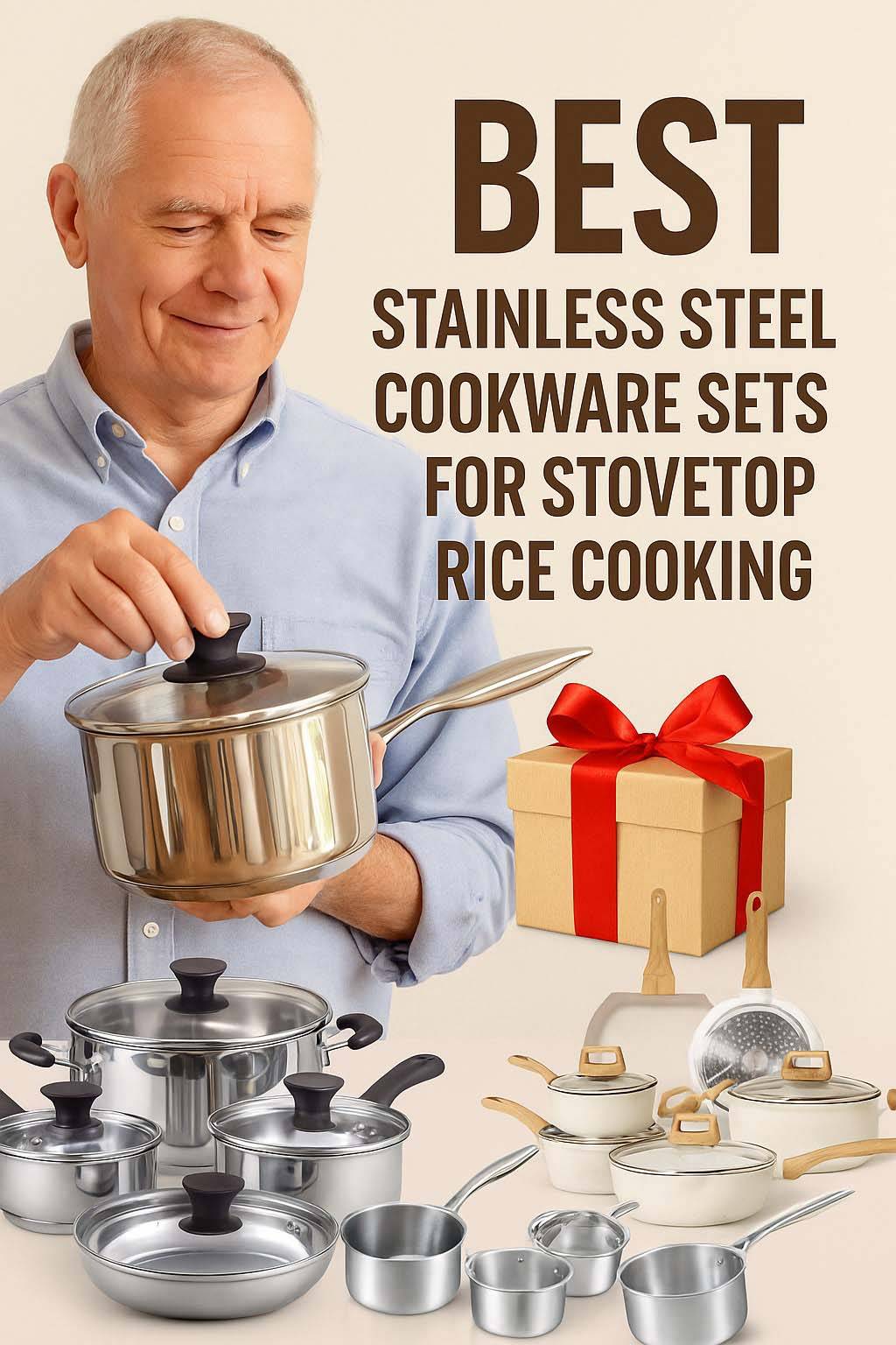 Best Stainless Steel Cookware Sets For Stovetop Rice Cooking