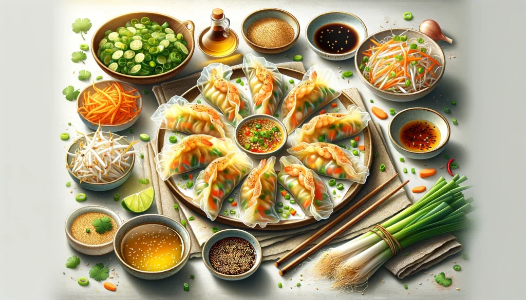 crispy rice paper dumplings