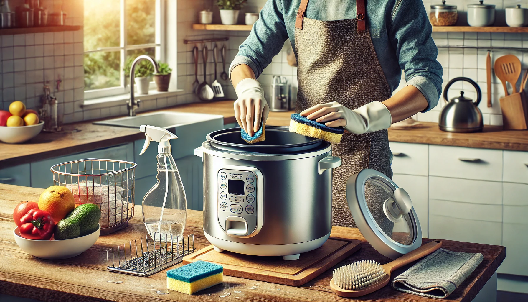 how to clean a rice cooker