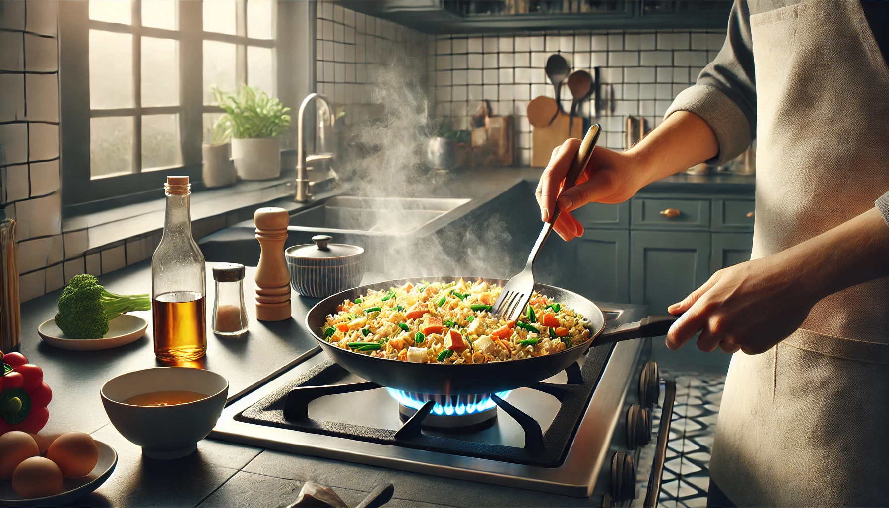 how to reheat fried rice