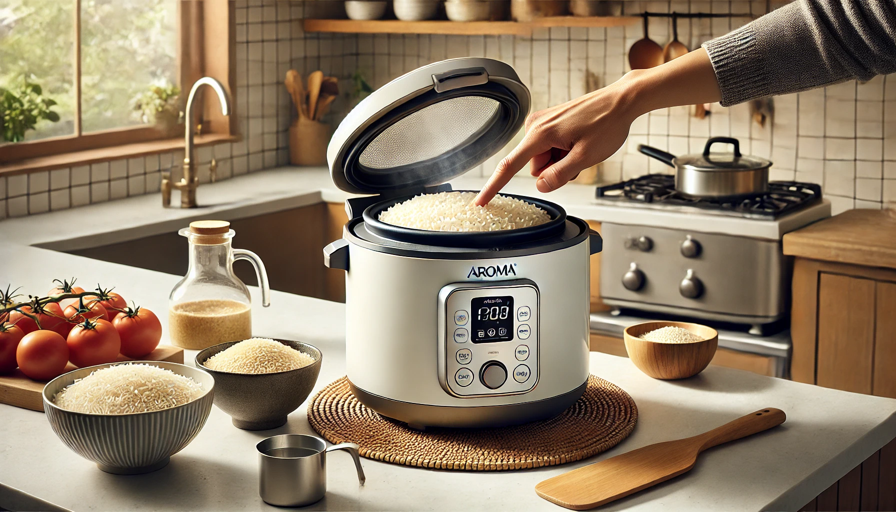 how to use a aroma rice cooker