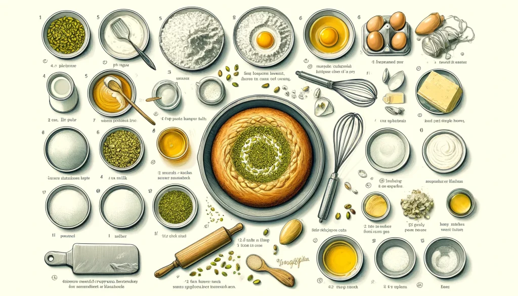 pistachio baklava cake recipes
