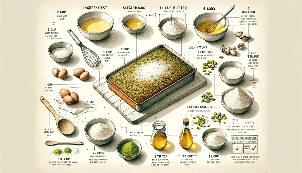 pistachio baklava cakes recipe