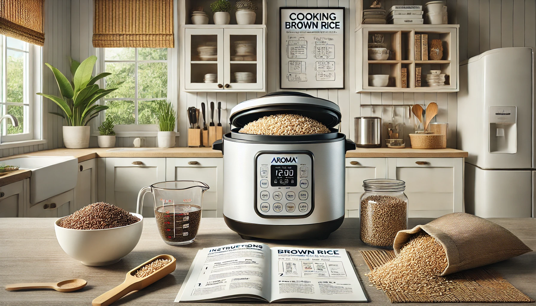 Aroma Rice Cooker Instructions Brown Rice: Easy Instructions