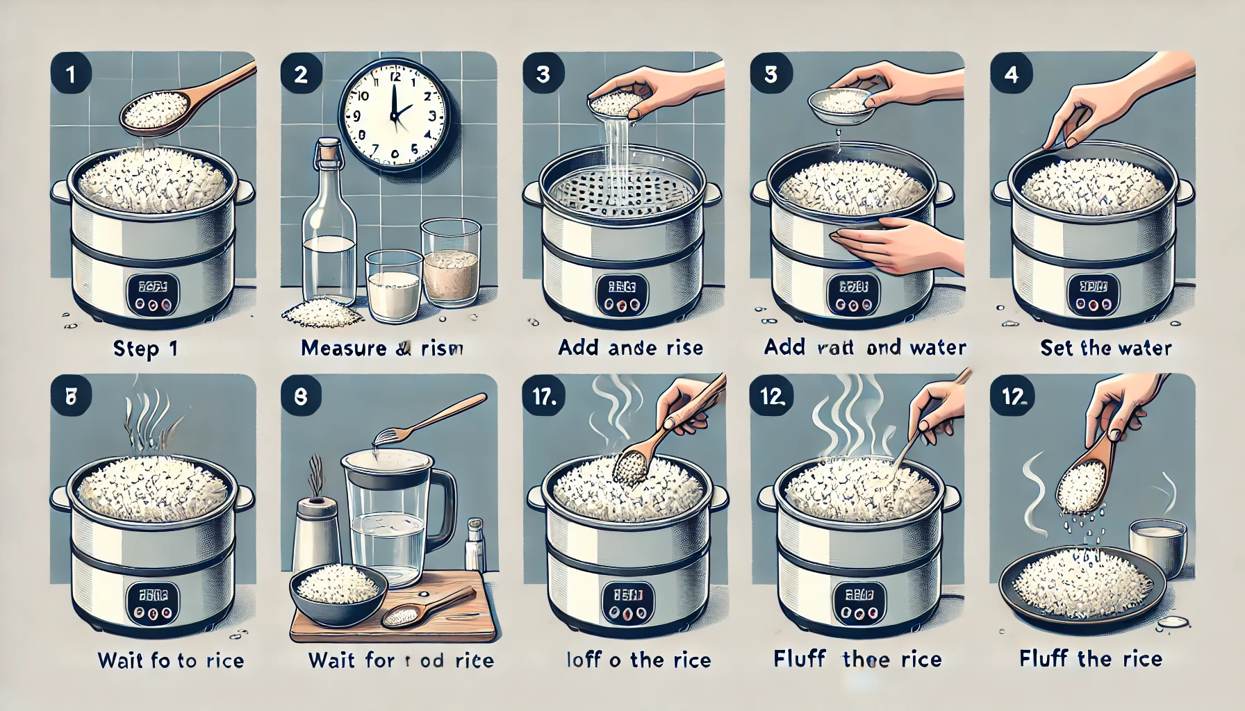 how do i cook rice in a steamer