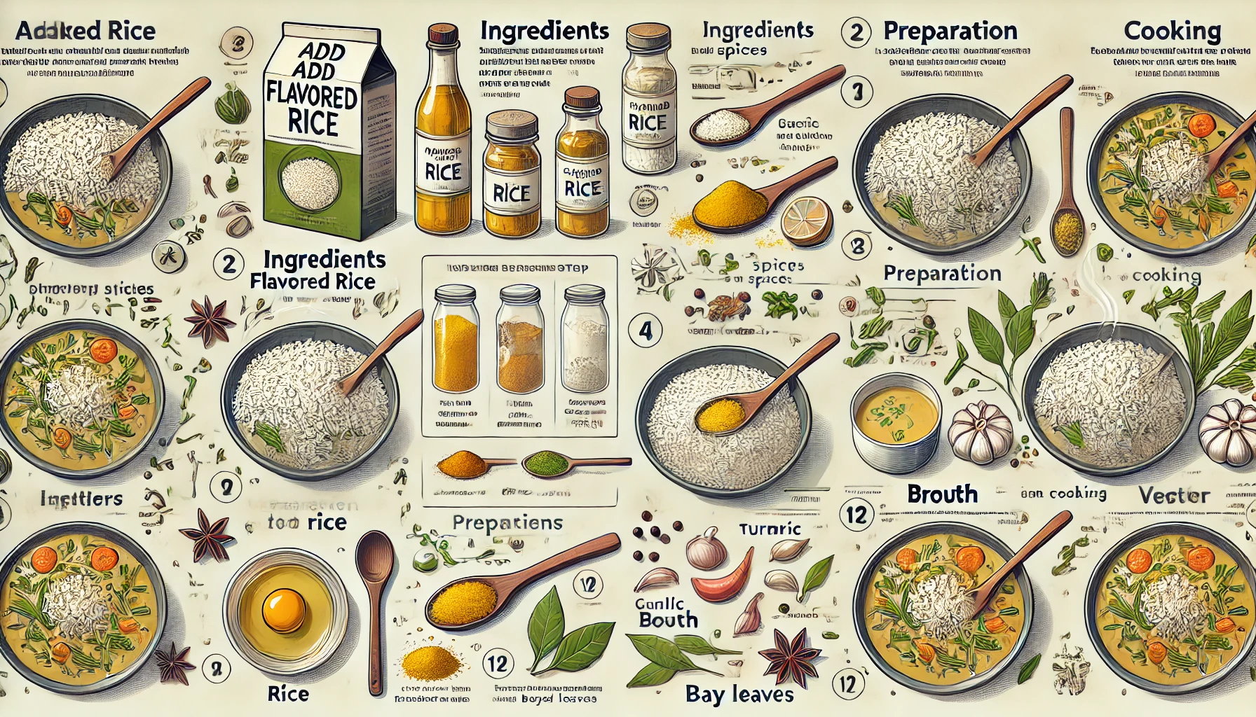 how to add flavor to rice