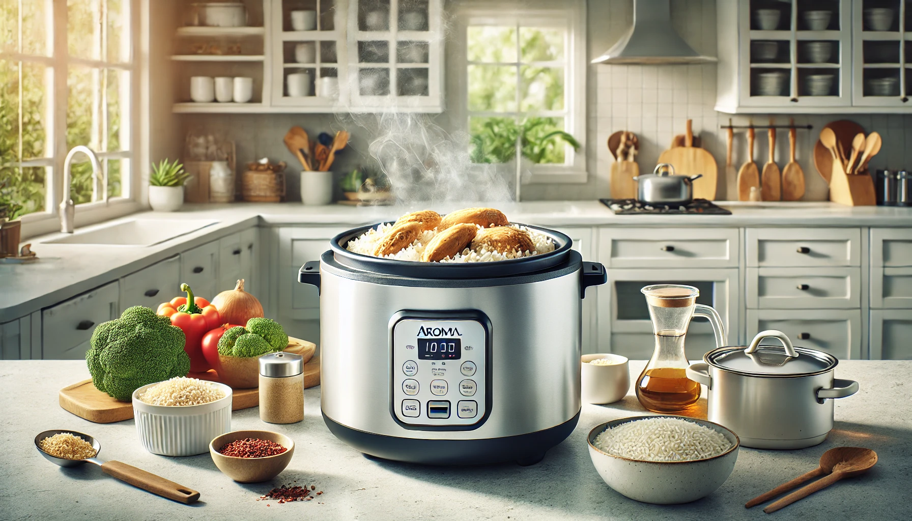 How to Cook Chicken and Rice in Aroma Rice Cooker